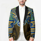 Custom Parramatta Eels Blazer Eel Warrior Polynesia Islander Rugby Mascot
