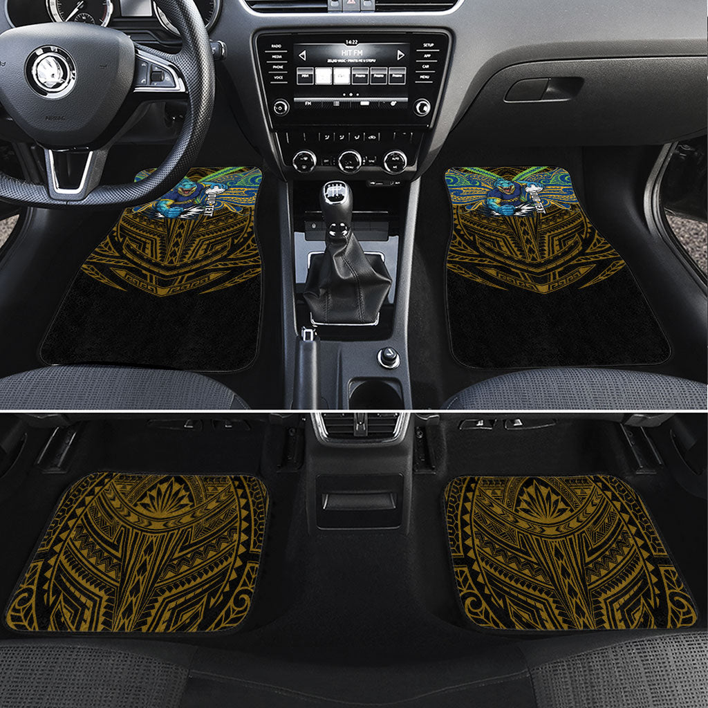 Custom Parramatta Eels Car Mats Eel Warrior Polynesia Islander Rugby Mascot