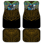 Custom Parramatta Eels Car Mats Eel Warrior Polynesia Islander Rugby Mascot