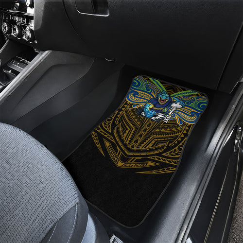 Custom Parramatta Eels Car Mats Eel Warrior Polynesia Islander Rugby Mascot