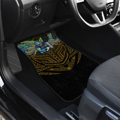 Custom Parramatta Eels Car Mats Eel Warrior Polynesia Islander Rugby Mascot