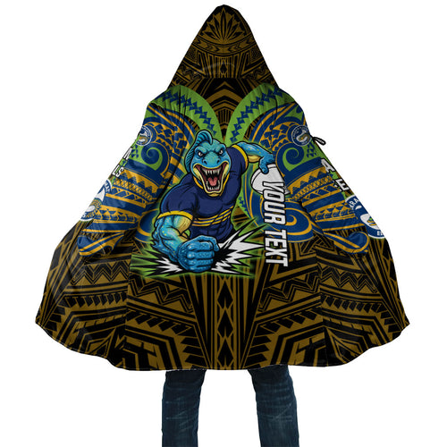 Custom Parramatta Eels Cloak Eel Warrior Polynesia Islander Rugby Mascot