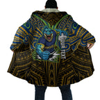 Custom Parramatta Eels Cloak Eel Warrior Polynesia Islander Rugby Mascot
