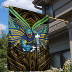 Custom Parramatta Eels Garden Flag Eel Warrior Polynesia Islander Rugby Mascot