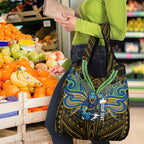 Custom Parramatta Eels Grocery Bag Eel Warrior Polynesia Islander Rugby Mascot