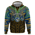 Custom Parramatta Eels Hoodie Eel Warrior Polynesia Islander Rugby Mascot
