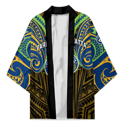Custom Parramatta Eels Kimono Eel Warrior Polynesia Islander Rugby Mascot