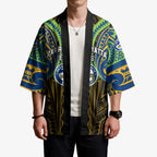 Custom Parramatta Eels Kimono Eel Warrior Polynesia Islander Rugby Mascot