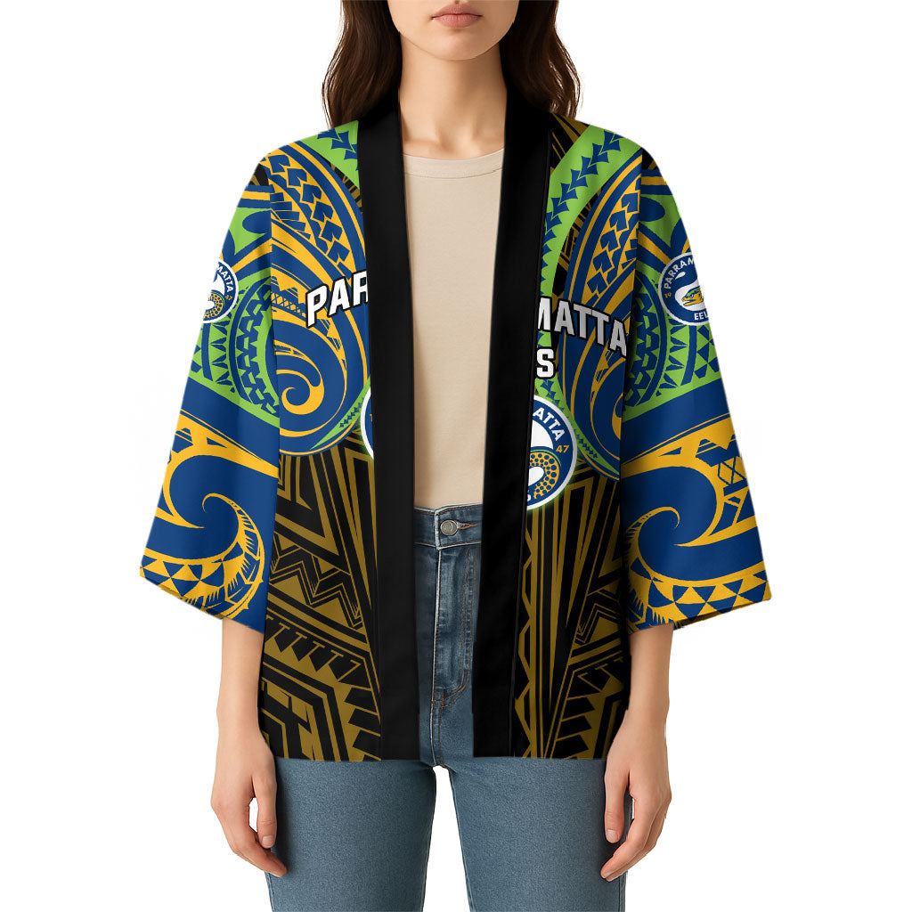 Custom Parramatta Eels Kimono Eel Warrior Polynesia Islander Rugby Mascot