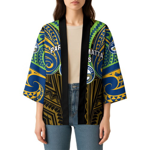 Custom Parramatta Eels Kimono Eel Warrior Polynesia Islander Rugby Mascot