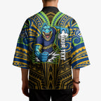 Custom Parramatta Eels Kimono Eel Warrior Polynesia Islander Rugby Mascot