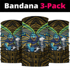 Custom Parramatta Eels Neck Gaiter Eel Warrior Polynesia Islander Rugby Mascot