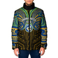 Custom Parramatta Eels Padded Jacket Eel Warrior Polynesia Islander Rugby Mascot