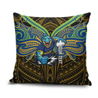 Custom Parramatta Eels Pillow Cover Eel Warrior Polynesia Islander Rugby Mascot