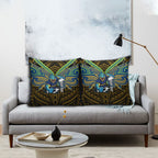 Custom Parramatta Eels Pillow Cover Eel Warrior Polynesia Islander Rugby Mascot