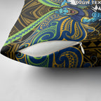 Custom Parramatta Eels Pillow Cover Eel Warrior Polynesia Islander Rugby Mascot