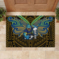 Custom Parramatta Eels Rubber Doormat Eel Warrior Polynesia Islander Rugby Mascot
