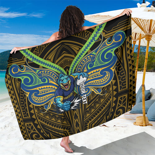 Custom Parramatta Eels Sarong Eel Warrior Polynesia Islander Rugby Mascot