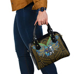Custom Parramatta Eels Shoulder Handbag Eel Warrior Polynesia Islander Rugby Mascot