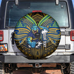 Custom Parramatta Eels Spare Tire Cover Eel Warrior Polynesia Islander Rugby Mascot