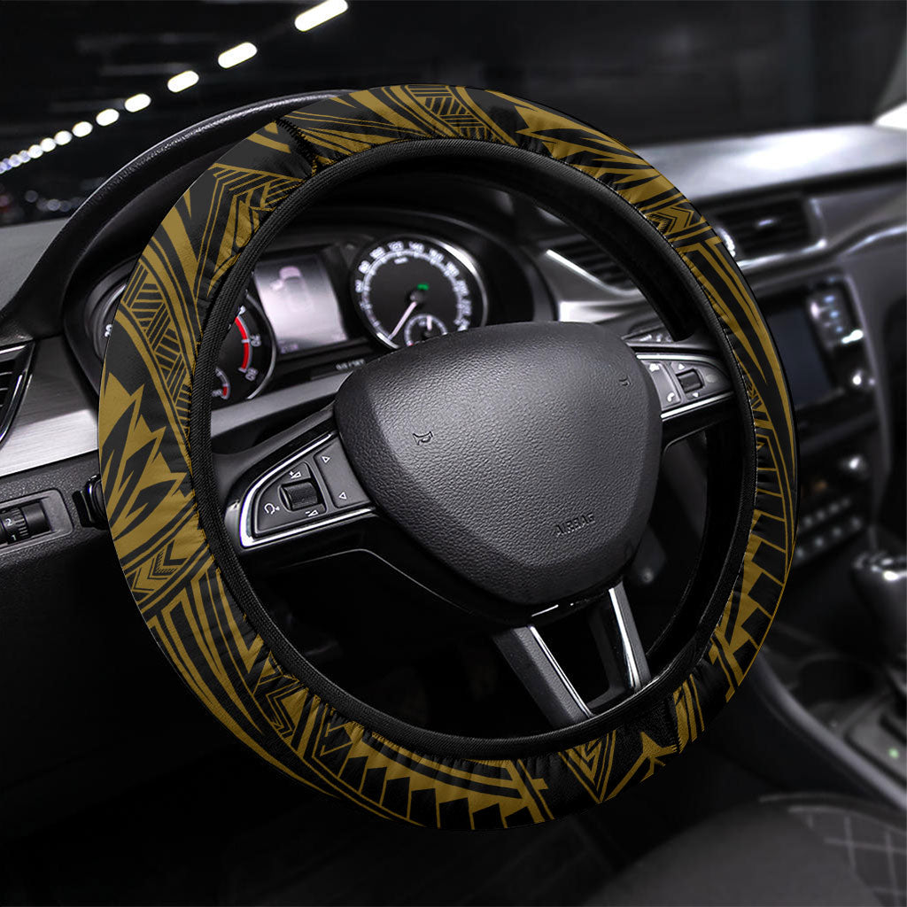 Parramatta Eels Steering Wheel Cover Eel Warrior Polynesia Islander Rugby Mascot