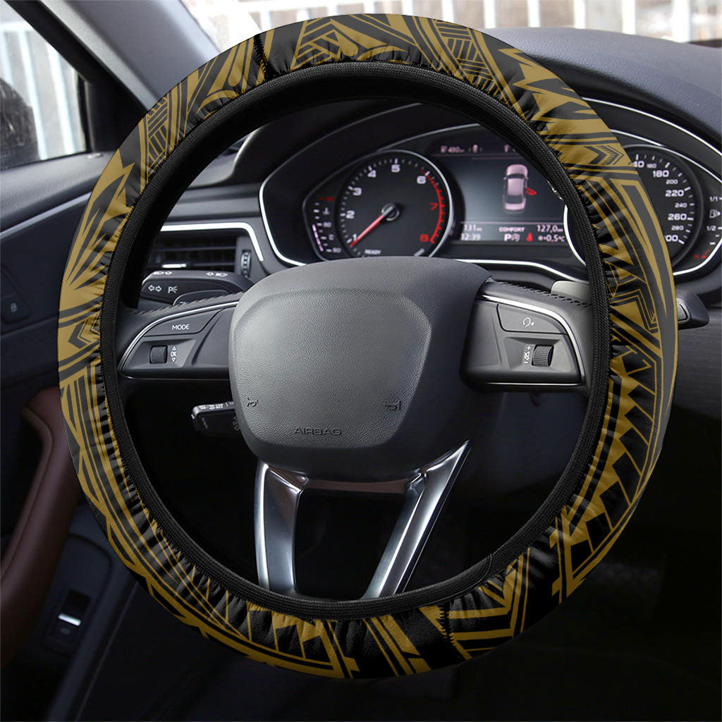 Parramatta Eels Steering Wheel Cover Eel Warrior Polynesia Islander Rugby Mascot