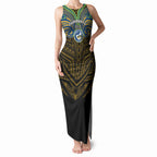 Custom Parramatta Eels Tank Maxi Dress Eel Warrior Polynesia Islander Rugby Mascot