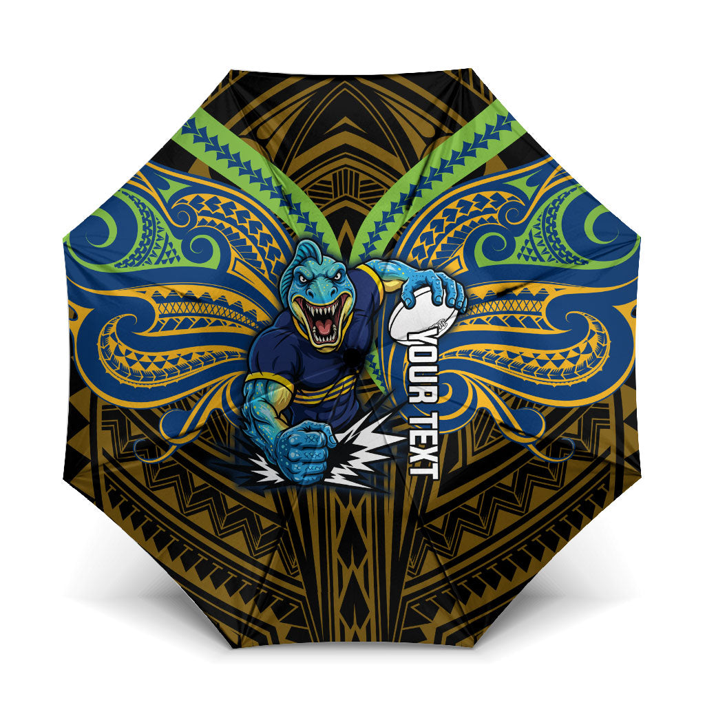 Custom Parramatta Eels Umbrella Eel Warrior Polynesia Islander Rugby Mascot