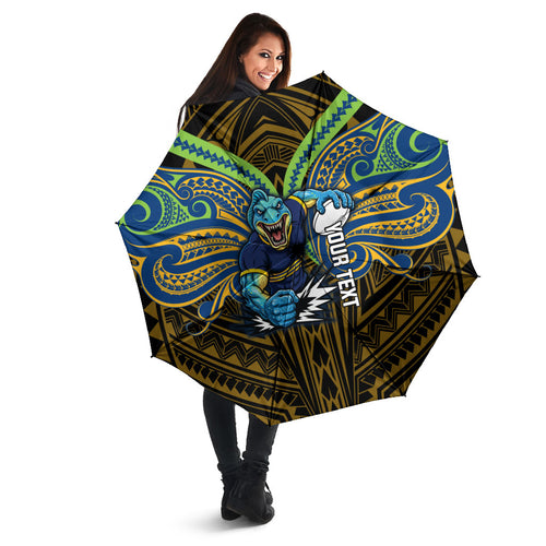 Custom Parramatta Eels Umbrella Eel Warrior Polynesia Islander Rugby Mascot
