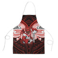 Custom St. George Illawarra Dragons Apron Dragon Warrior Polynesia Islander Rugby Mascot