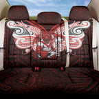 Custom St. George Illawarra Dragons Back Car Seat Cover Dragon Warrior Polynesia Islander Rugby Mascot
