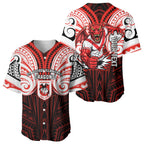 Custom St. George Illawarra Dragons Baseball Jersey Dragon Warrior Polynesia Islander Rugby Mascot