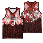 Custom St. George Illawarra Dragons Basketball Jersey Dragon Warrior Polynesia Islander Rugby Mascot
