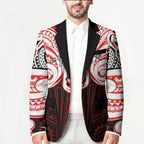Custom St. George Illawarra Dragons Blazer Dragon Warrior Polynesia Islander Rugby Mascot