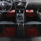 Custom St. George Illawarra Dragons Car Mats Dragon Warrior Polynesia Islander Rugby Mascot