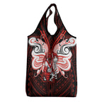 Custom St. George Illawarra Dragons Grocery Bag Dragon Warrior Polynesia Islander Rugby Mascot