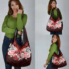 Custom St. George Illawarra Dragons Grocery Bag Dragon Warrior Polynesia Islander Rugby Mascot