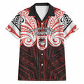 Custom St. George Illawarra Dragons Hawaiian Shirt Dragon Warrior Polynesia Islander Rugby Mascot