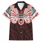 Custom St. George Illawarra Dragons Hawaiian Shirt Dragon Warrior Polynesia Islander Rugby Mascot