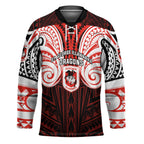 Custom St. George Illawarra Dragons Hockey Jersey Dragon Warrior Polynesia Islander Rugby Mascot