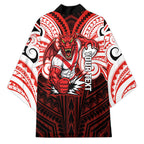 Custom St. George Illawarra Dragons Kimono Dragon Warrior Polynesia Islander Rugby Mascot
