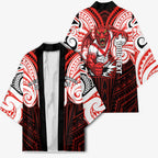Custom St. George Illawarra Dragons Kimono Dragon Warrior Polynesia Islander Rugby Mascot