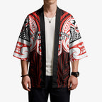 Custom St. George Illawarra Dragons Kimono Dragon Warrior Polynesia Islander Rugby Mascot