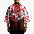 Custom St. George Illawarra Dragons Kimono Dragon Warrior Polynesia Islander Rugby Mascot
