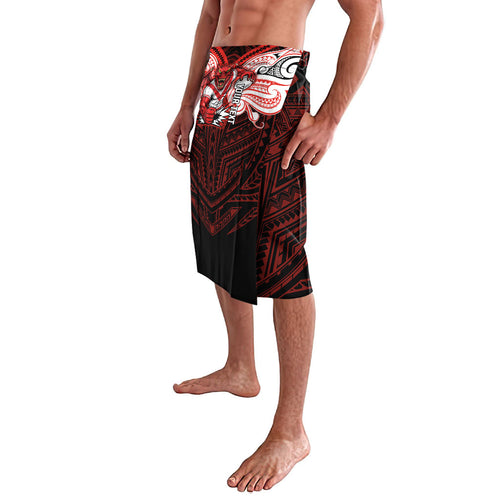 Custom St. George Illawarra Dragons Lavalava Dragon Warrior Polynesia Islander Rugby Mascot
