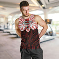 Custom St. George Illawarra Dragons Men Tank Top Dragon Warrior Polynesia Islander Rugby Mascot