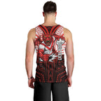 Custom St. George Illawarra Dragons Men Tank Top Dragon Warrior Polynesia Islander Rugby Mascot