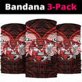 Custom St. George Illawarra Dragons Neck Gaiter Dragon Warrior Polynesia Islander Rugby Mascot