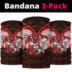 Custom St. George Illawarra Dragons Neck Gaiter Dragon Warrior Polynesia Islander Rugby Mascot