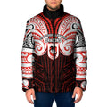 Custom St. George Illawarra Dragons Padded Jacket Dragon Warrior Polynesia Islander Rugby Mascot